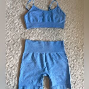 Blue workout set